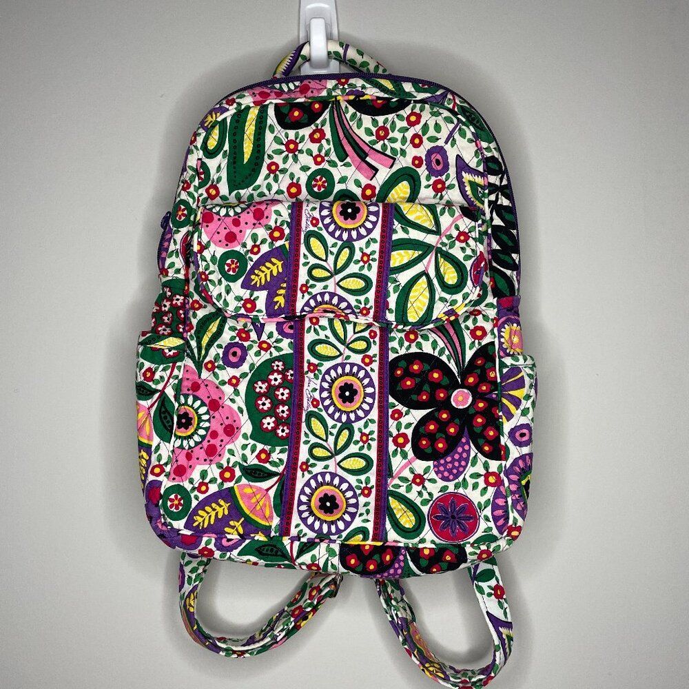 Vera Bradley Viva La Vera Pattern Backpack Retired